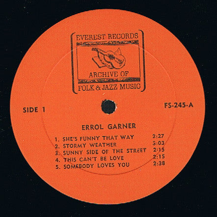 Erroll Garner : Errol Garner (LP, Comp)
