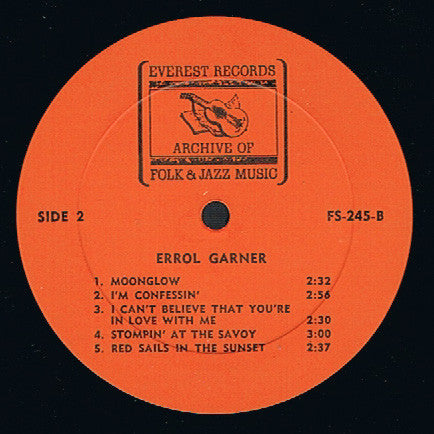 Erroll Garner : Errol Garner (LP, Comp)