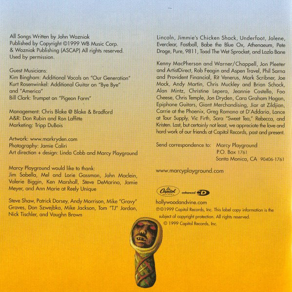 Marcy Playground : Shapeshifter (CD, Album, Enh)