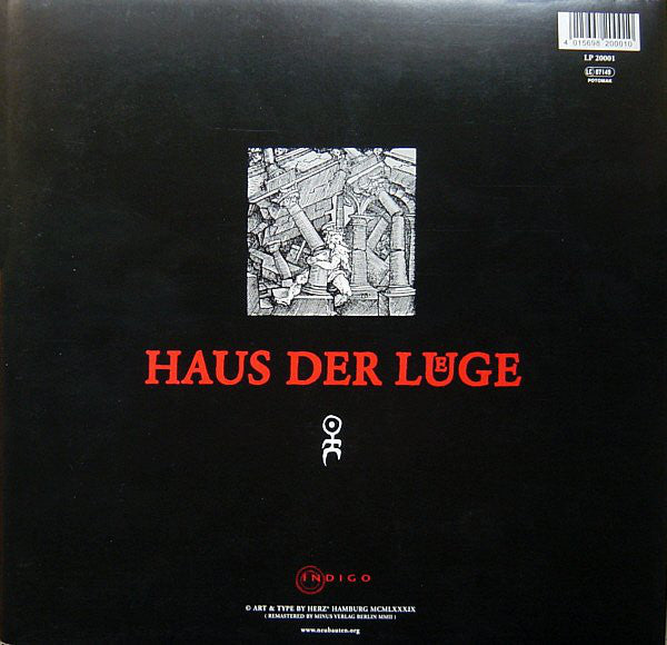 Einstürzende Neubauten : Haus Der Luege (LP, Album, RE, RM, Gat)