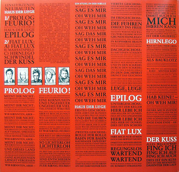 Einstürzende Neubauten : Haus Der Luege (LP, Album, RE, RM, Gat)