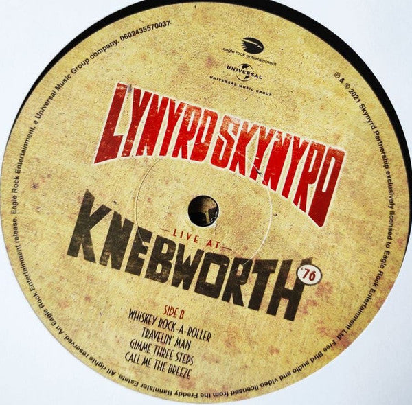 Lynyrd Skynyrd : Live At Knebworth ‘76 (2xLP, Album, MPO + DVD-V, NTSC, Dol + Ltd)