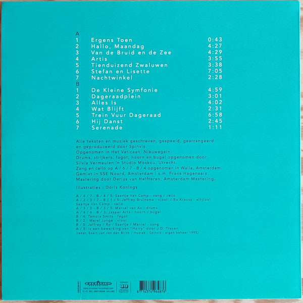 Spinvis : Trein Vuur Dageraad (LP, Album)