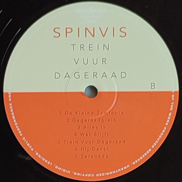 Spinvis : Trein Vuur Dageraad (LP, Album)