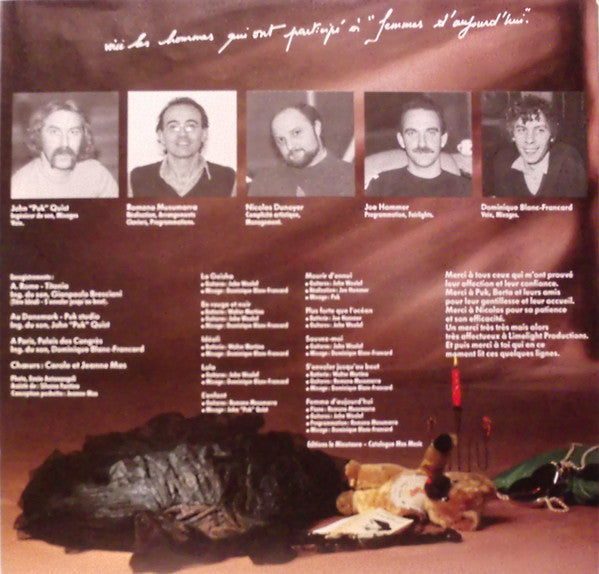 Jeanne Mas : Femmes D'aujourd'hui (LP, Album, M/Print)