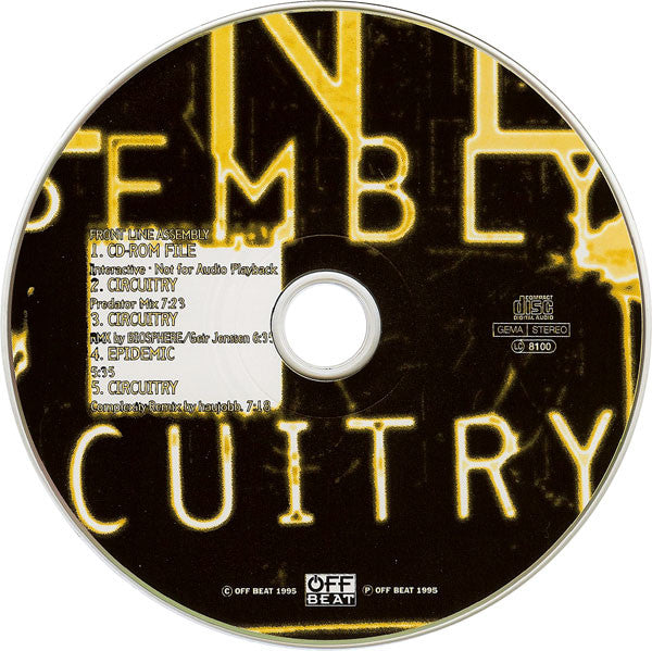 Front Line Assembly : Circuitry (CD, Single, Enh)