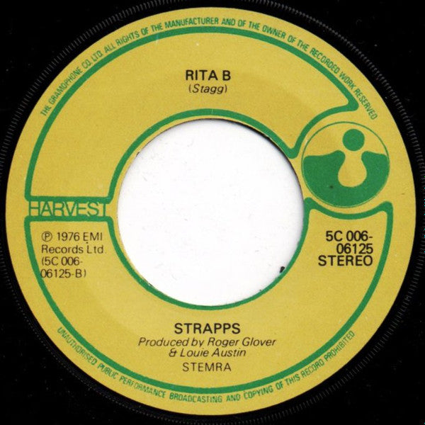 Strapps : In Your Ear (7", Single)