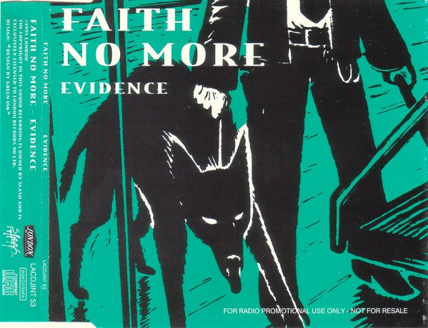 Faith No More : Evidence (CD, Single, Promo)