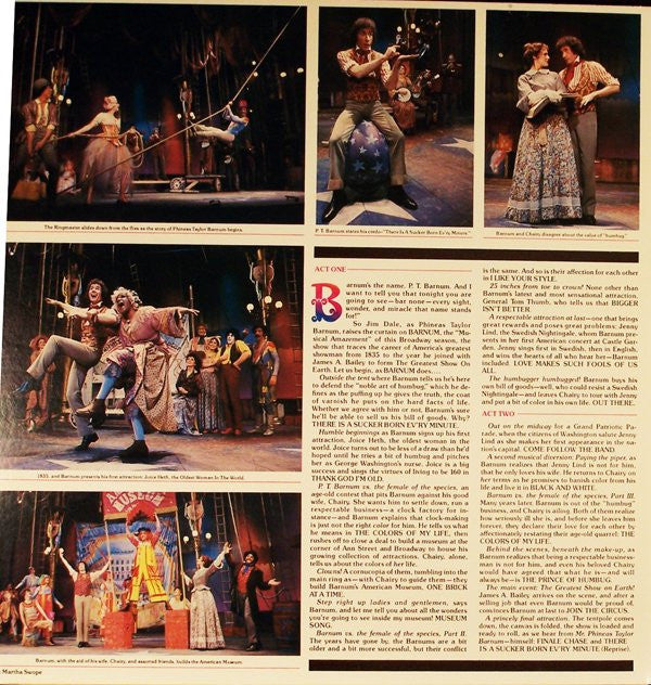 Jim Dale : Barnum (The New Musical) (LP, Album, Gat)