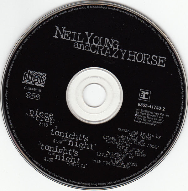 Neil Young And Crazy Horse : Piece Of Crap (CD, Maxi)