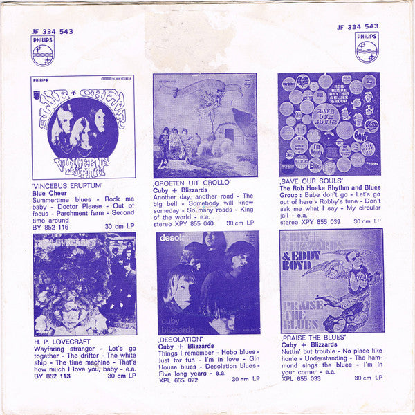 Cuby + Blizzards : Window Of My Eyes / Checkin' Up On My Baby (7", Single, Mono)