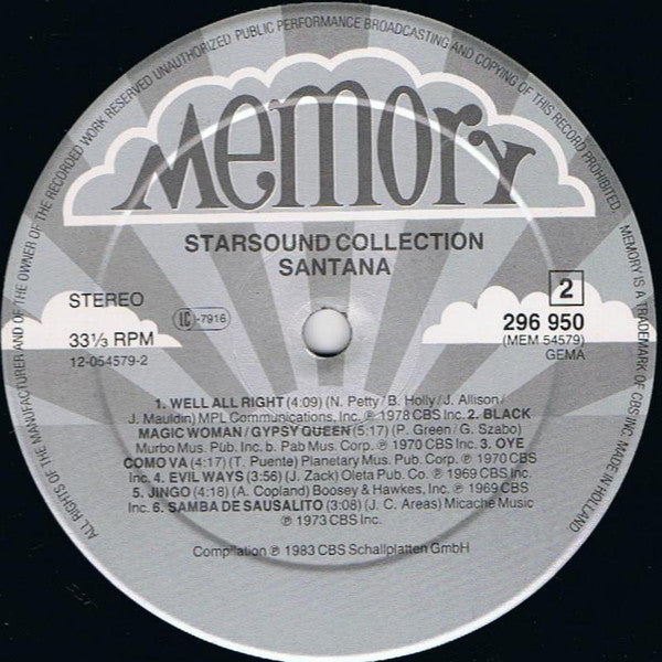 Santana : Starsound Collection (LP, Comp)