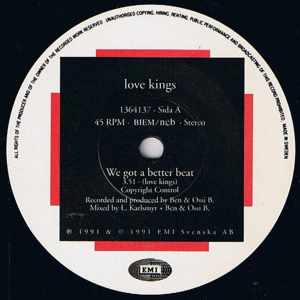 Lovekings : We Got A Better Beat (7", Single)