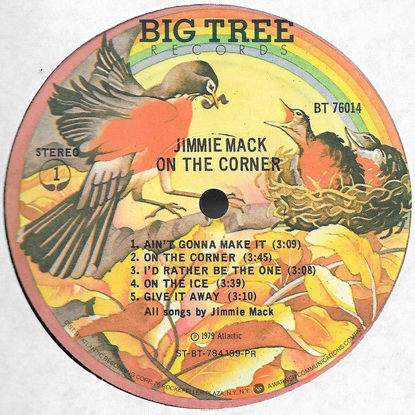 Jimmie Mack : On The Corner (LP, Album)