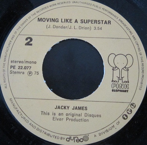 Jacky James : Take My Heart (7", Single)