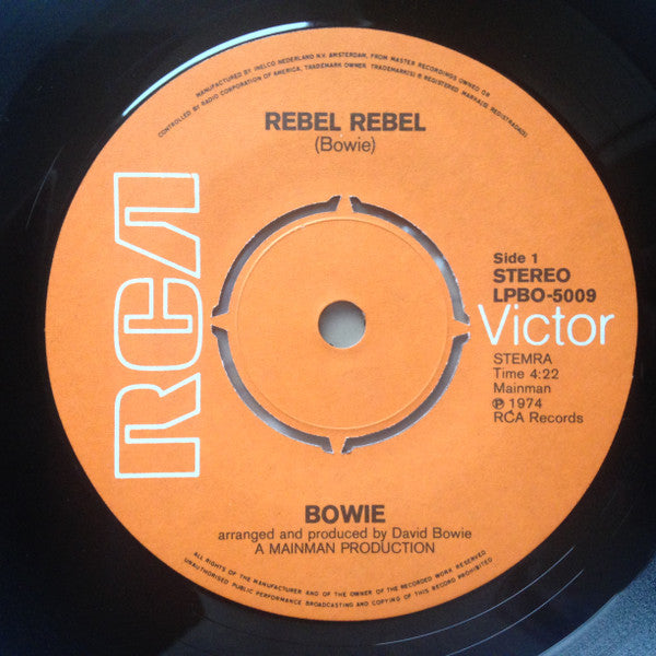 Bowie* : Rebel Rebel (7", Single)