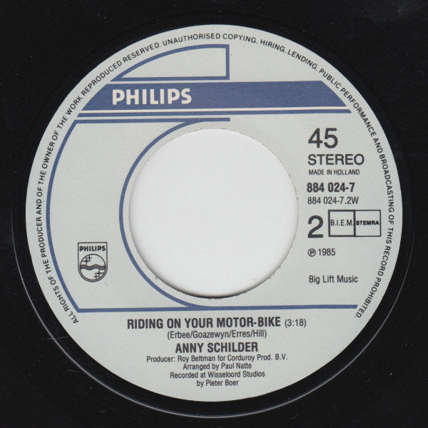 Anny Schilder : Mama's Dinky Darling (7", Single)