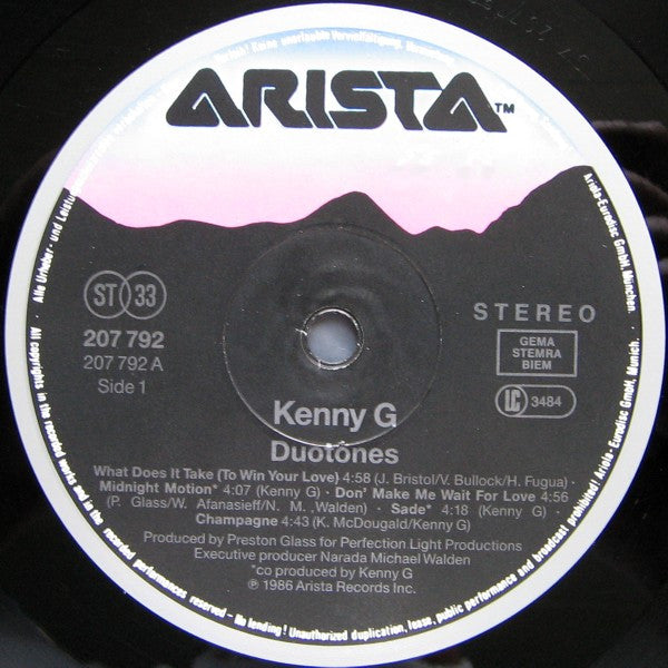 Kenny G (2) : Duotones (LP, Album)
