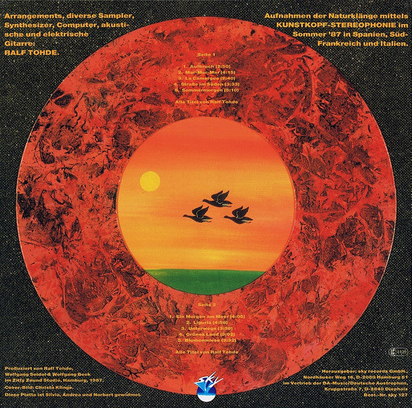 Ralf Tohde : Sonnenreise (LP, Album)