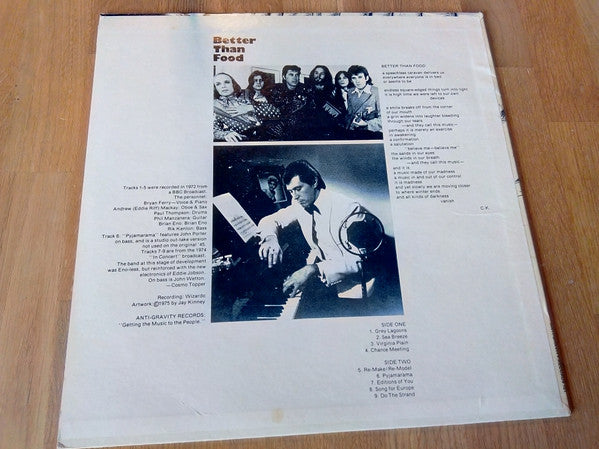 Roxy Music : Better Than Food (LP, Unofficial)