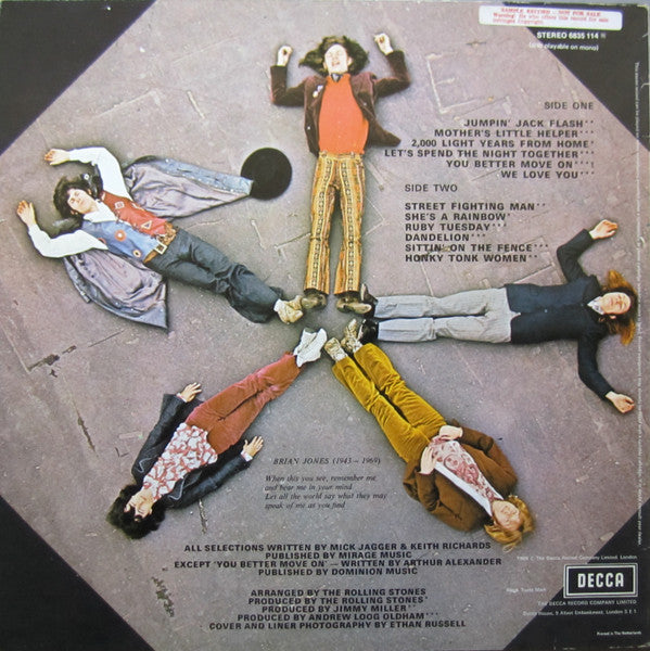 Rolling Stones* : Through The Past, Darkly (Big Hits Vol. 2) (LP, Comp)