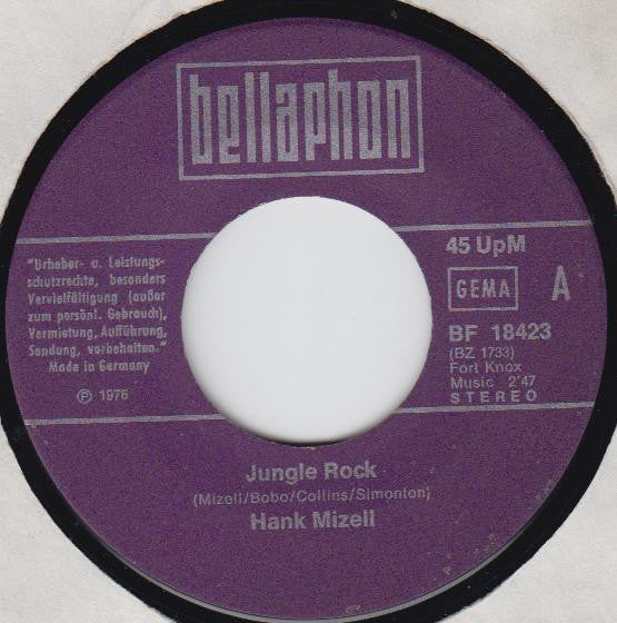 Hank Mizell : Jungle Rock (7", Single)