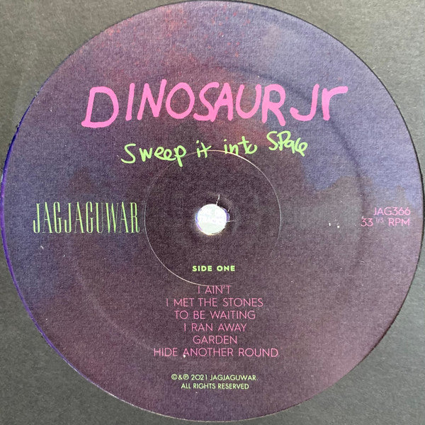 Dinosaur Jr. : Sweep It Into Space (LP, Album, Ltd, Pur)