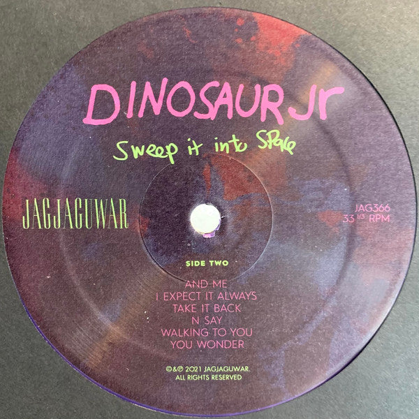Dinosaur Jr. : Sweep It Into Space (LP, Album, Ltd, Pur)