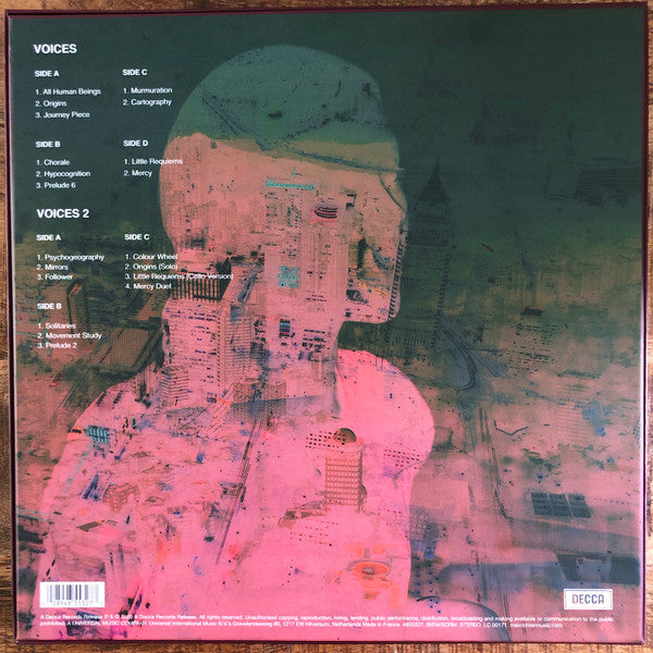 Max Richter : Voices (2xLP, Album, RE, Cle + LP, Cle + LP, S/Sided, Etch)