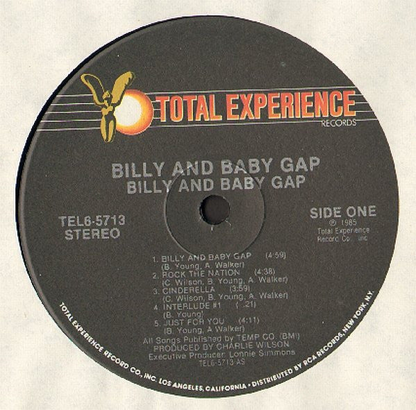 Billy And Baby Gap : Billy And Baby Gap (LP, Album)
