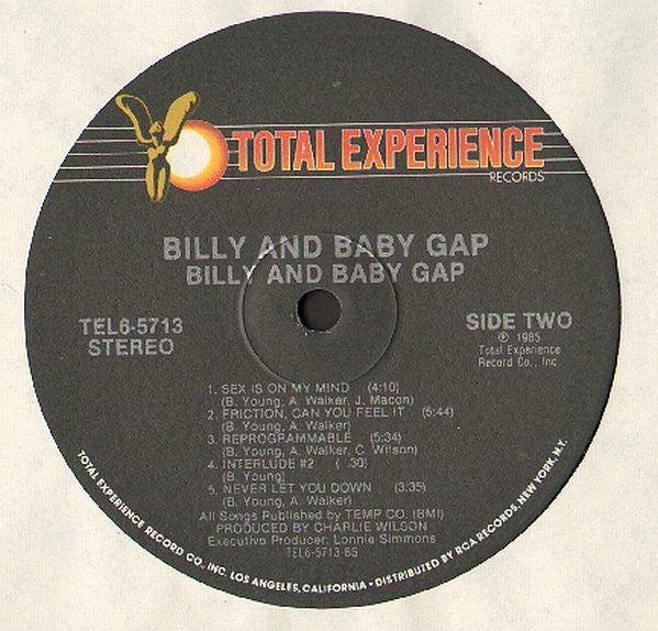 Billy And Baby Gap : Billy And Baby Gap (LP, Album)