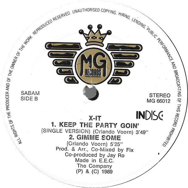 X-It : Keep The Party Goin' (12")