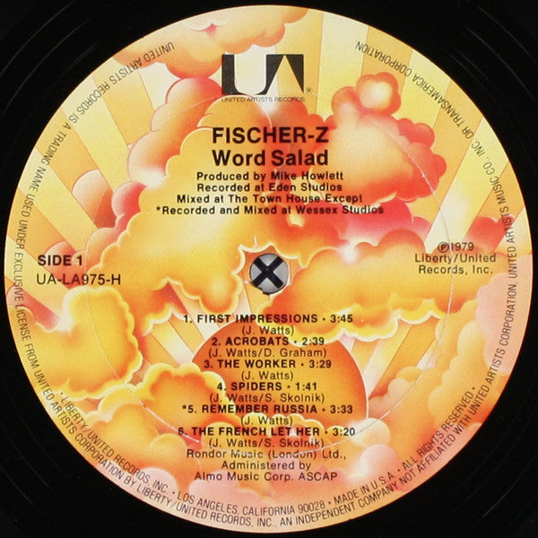 Fischer-Z : Word Salad (LP, Album)