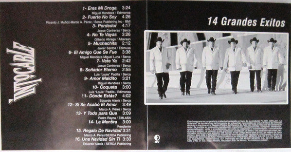 Intocable : 14 Grandes Exitos (CD, Album, Comp)