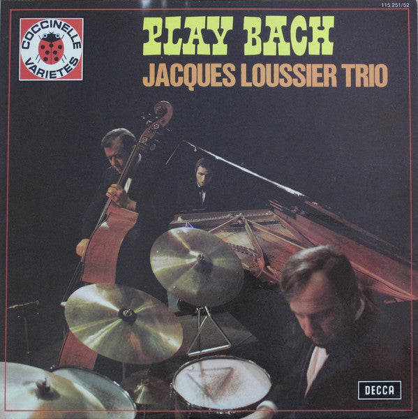 Jacques Loussier Trio : Play Bach (2xLP, RE, Gat)