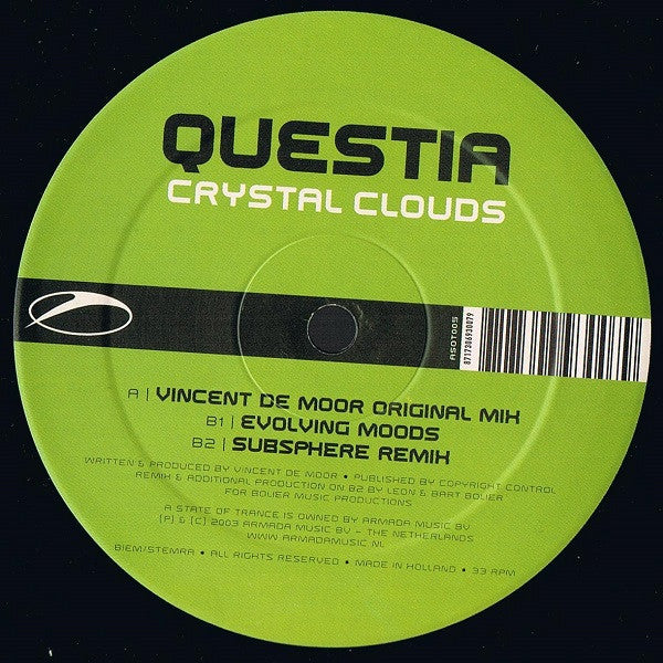 Questia : Crystal Clouds (12")
