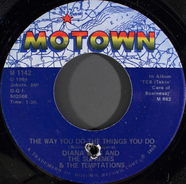 The Supremes & The Temptations : I'll Try Something New (7", Single, Ame)