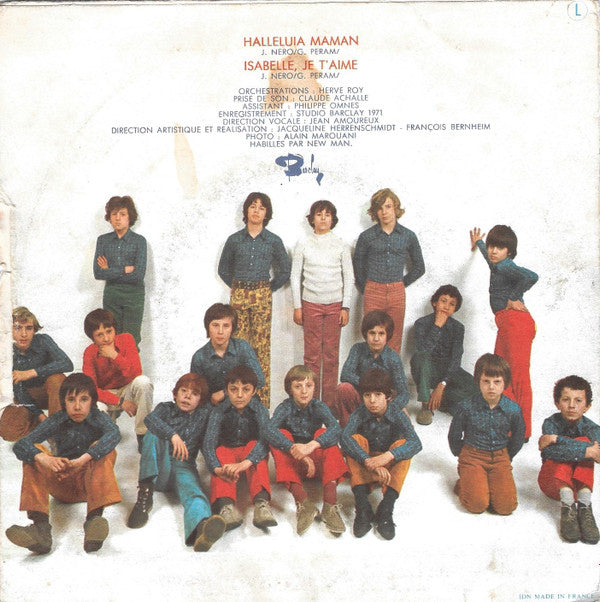 Poppys : Halleluia Maman / Isabelle, Je T'aime (7", Single, Mou)