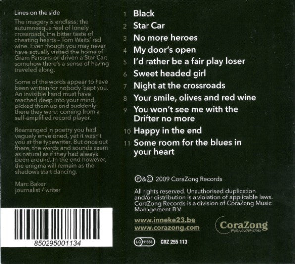 Inneke23 & The Lipstick Painters : Charcoal (CD, Album, Dig)