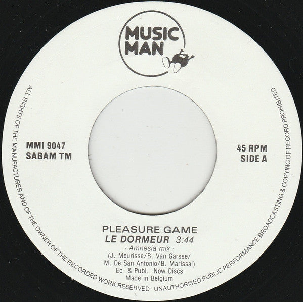 Pleasure Game : Le Dormeur (The Remixes) (7")