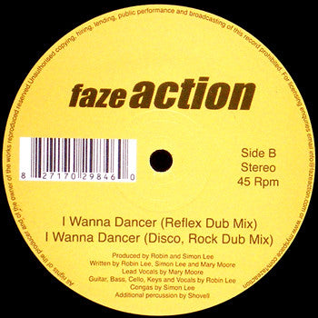 Faze Action : I Wanna Dancer (12")