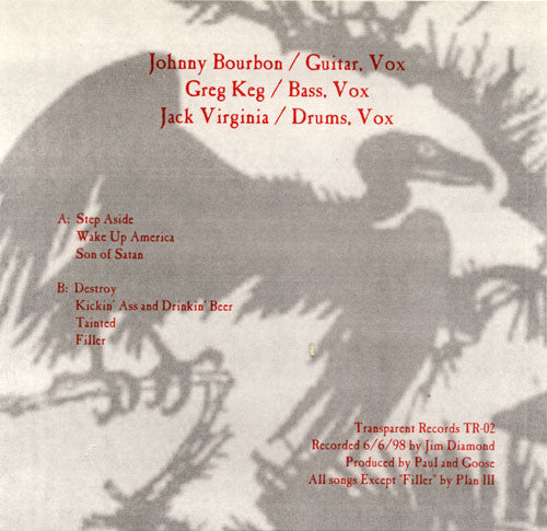 Plan III : Wood Alcohol Is Not For Drinking (7")