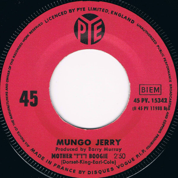 Mungo Jerry : Maggie / Mother "!"!"! Boogie (7", Single)