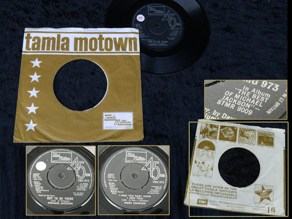 Michael Jackson / Marv Johnson : Got To Be There / I Miss You Baby (How I Miss You) (7", Single, Pus)