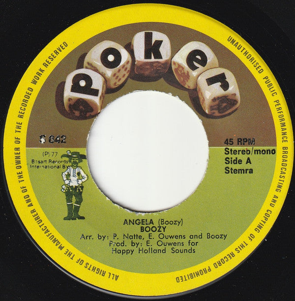Boozy : Angela (7", Single)