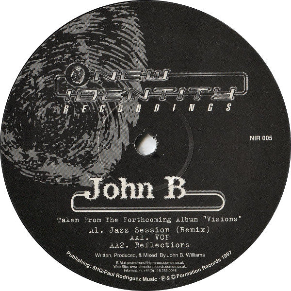 John B : Visions (Album Sampler 1) (12", Ltd, Smplr)