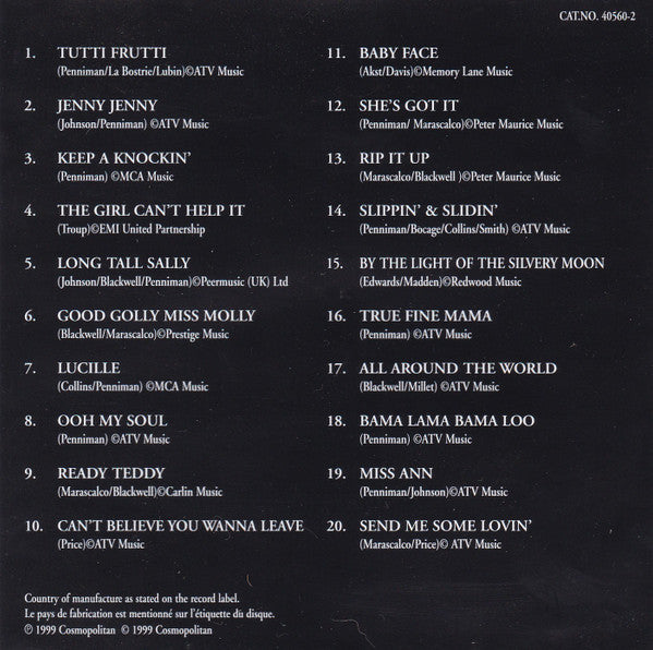 Little Richard : Rockin' Mega-Mix (CD, Comp)