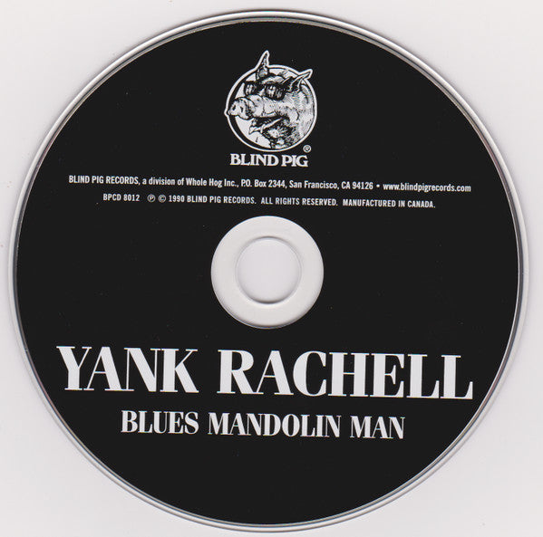 Yank Rachell : Blues Mandolin Man (CD, Album)
