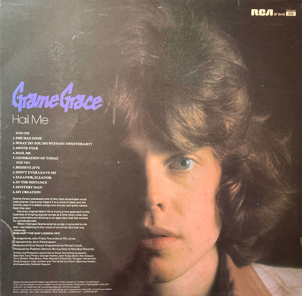 Grame Grace : Hail Me (LP)