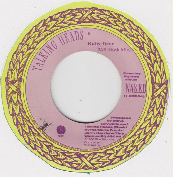 Talking Heads : (Nothing But) Flowers (7", Single, Spe)